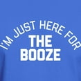 thumbnail image 3 of CafePress - I'm Just Here For The Booze Dark T Shirt - Men's Classic Graphic Cotton T-Shirt, 3 of 4