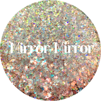 Glitter Heart Co. - High Quality Polyester Glitter - 1oz Bag - Mirror Mirror - Iridescent Chunky Mix