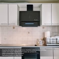 thumbnail image 1 of Combo Campana Extractor Plegable Parrilla Cristal 5 Quem Color Negro, 1 of 12