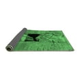 thumbnail image 2 of Ahgly Company Indoor Rectangle Abstract Emerald Green Modern Area Rugs, 5' x 8', 2 of 4