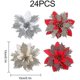 thumbnail image 2 of Flores artificiales de Pascua Decoraciones para coronas navideñas Purpurina Artificial Pascua Navidad, 2 of 5