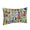 thumbnail image 2 of Fotbe Cute Dogs Collage Pillow Cases - Envelope Closure - Luxury, Extra Soft, Cooling Pillow Covers - Wrinkle, Fade, Stain Resistant(Pillow not included)-14"x20", 2 of 9