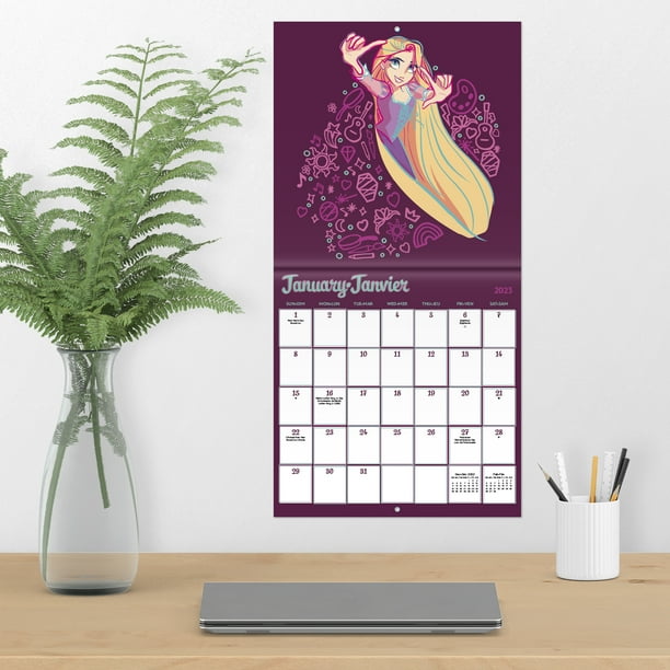 Trends International 2023 Disney Princess (Bilingual French) Wall Calendar  & Magnetic Frame - Walmart.com