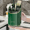 Light green, variant on YikeYou cutlery storage container, divided cutlery storage rack, suitable for kitchen tables, cabinets, and food storage rooms. The circular cutlery rack size is 7.8 x 4.5 x 4.5 inches