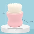 thumbnail image 2 of Cepillo de limpieza facial Sunnimix suave y almohadilla de silicona exfoliante portátil rosado cepillo facial, 2 of 8