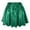 Green, variant on Ediodpoh Carnival Skirts for Women Fashion High Waist Pleated Solid Color Loose Metallic Sparkly Flared A Line Mini Skort Mini Skirt Coffee XL