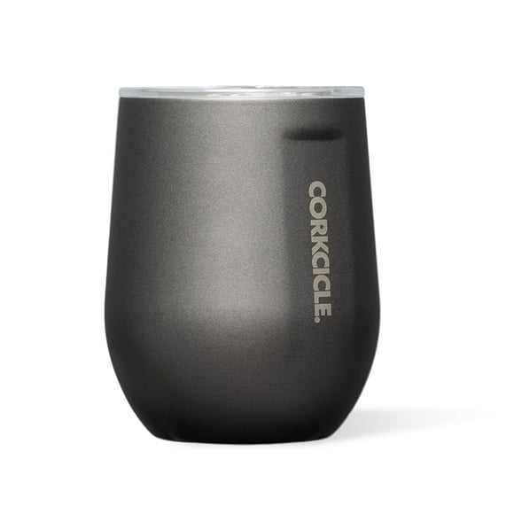 Vaso de vino sin tallo Thermos Corkcicle, 355 ml, negro