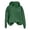 Green, variant on Women's Hooded Sweatshirt with Comfortable Pocketed Design for Daily Wear World Print Modern Casual Layering with Jeans for Spring and Fall Blue S