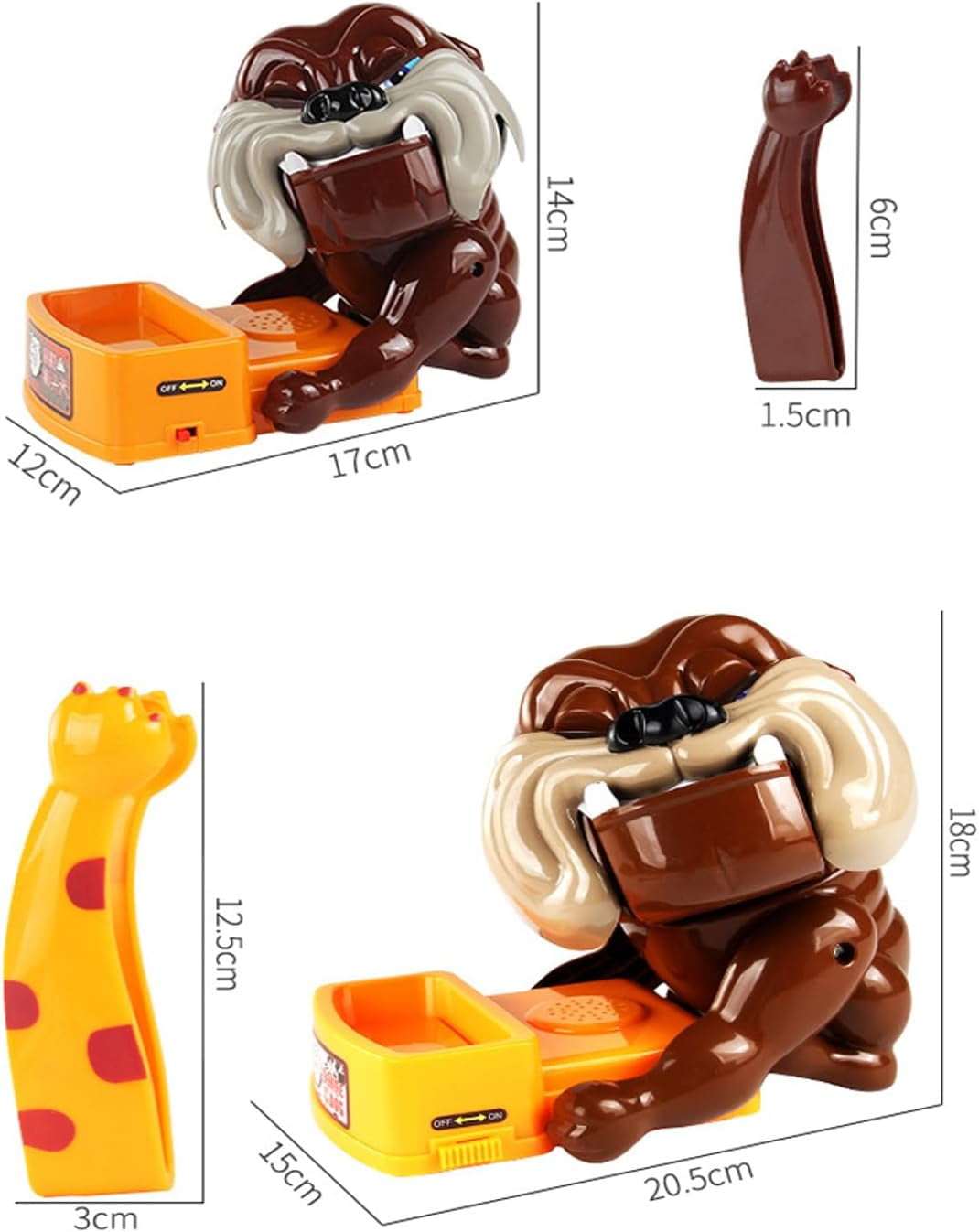 Beware of the Angry Dog game, don't wake the dog, bone-stealing game, evil bad dog escape cards, electronic barking pet toy, suitable for family gatherings and interactive fun.