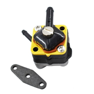 MarinePro Fuel Pump For Johnson Evinrude 6-15 HP Outboards - 2 Nipple, Replaces 397839, 388681, 391638, 395091
