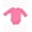 Hot Pink, variant on Infant Long-Sleeve Baby Rib Bodysuit