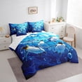 thumbnail image 3 of Manfei 3D Kawaii Penguin Bedding Comforter Set 7-Piece for Kid, Antarctic Sealife King Bedding Sets, Cute Cartoon Animal Bed Sheets, Lightweight Room Decor, 3 of 7