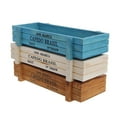 thumbnail image 6 of Wooden Rectangle Trough Box Plant Bed Wood Planter Box Garden Plant Flower Pots, 6 of 14