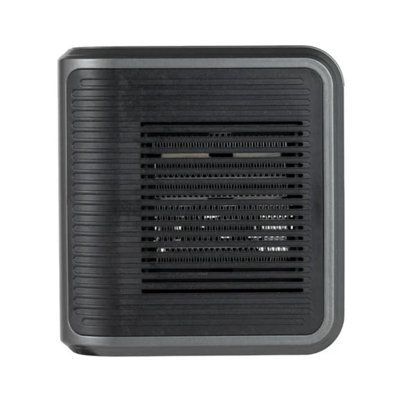Refurbished EQWLJWE Small Space Electric Heater with Thermostat Black
