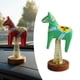 thumbnail image 5 of Decoración del tablero de instrumentos del coche, adorno interior del coche, escultura de caballo mecedor, decoración para Verde, 5 of 9