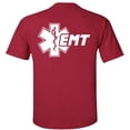 thumbnail image 3 of Fair Game Star of Life EMT T-Shirt Emergency Medical Technician-Cardinal-M, 3 of 5