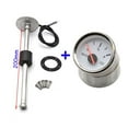 thumbnail image 1 of 52MM Gauge Water Level Gauge Red Light 0-190Ohm Water Tank Level Indicator Meter With Fuel Water Level Sensor 150MM 200MM 250MM ,Suits Most Tanks, 1 of 7