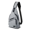 thumbnail image 1 of AMJ - Bolso cruzado para hombre y mujer, mochila de hombro casual, mochila de pecho para senderismo y viajes (S, negro), 1 of 5