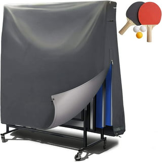 Extérieur imperméable à l'eau et à la poussière Table Tennis Table  Couverture Table Tennis 165x70x185cm Noir