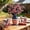 B, variant on Red White Blue Artificial Violet Flower Arrangement, Independence Day Flag Themed Branch Decor, For Home Table Party 4th July Centerpiece