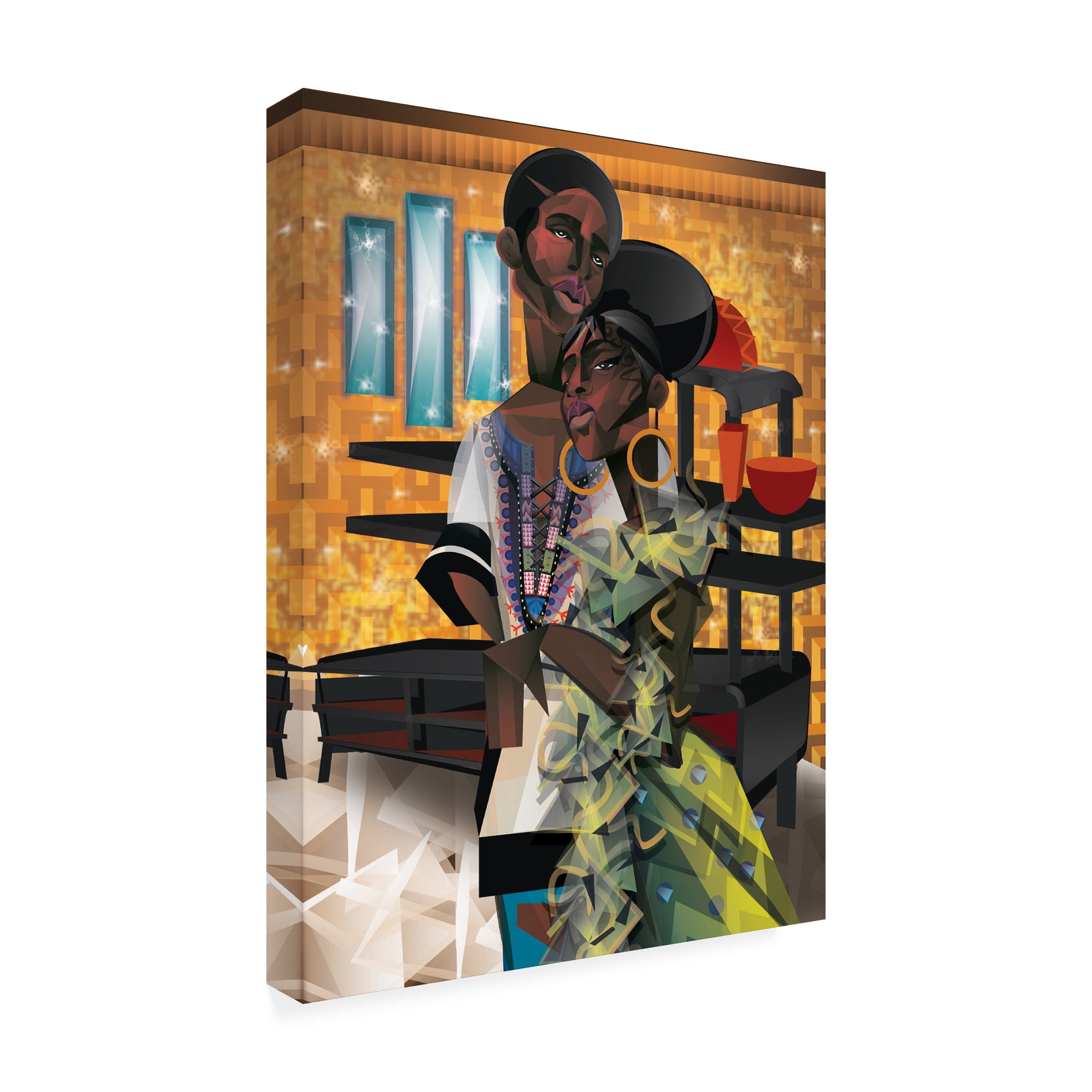 Trademark Fine Art 'Do You Love What You Feel?' Canvas Art by Jaleel Campbel