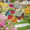 thumbnail image 4 of Adorno colgante de ventana de colibrí acrílico colorido | Atrapasueños para jardín | Adorno de pájaro estilo vitral para el hogar, patio o exteriores, 4 of 4