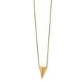 thumbnail image 1 of Beautiful Leslie's 14K Polished 3D Triangle w/2 in ext. Necklace, 1 of 2