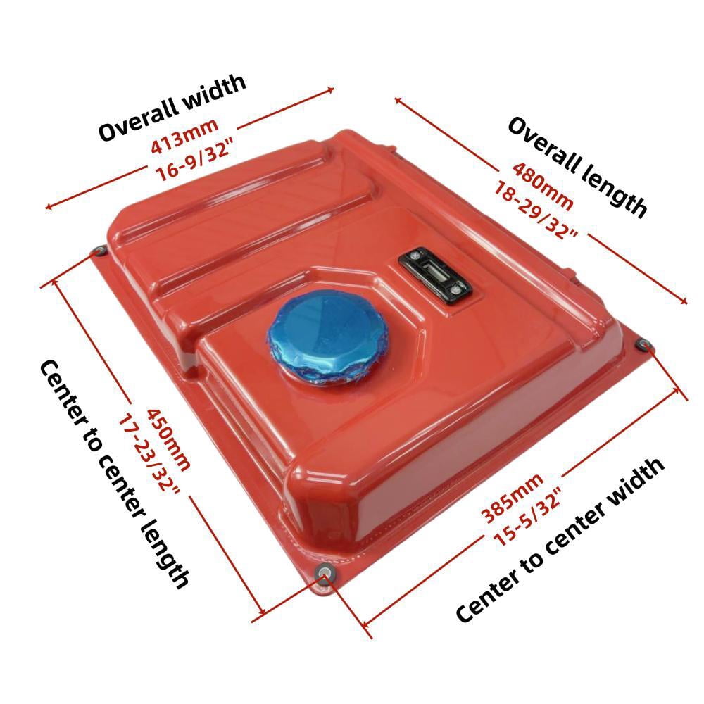 POWER PRODUCTS Fuel Tank with Fuel Cap, Fuel Gauge and Fuel Valve- Replacement for Predator Open Frame Inverter Generator 4550-Watt Surge 3650W Running (SKU# 59192, 59189, 59303)