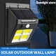 thumbnail image 2 of Luces solares Led de pared para exteriores, lámparas de calle de alta eficiencia de luz, grado impermeable IP65, iluminación de decoración de jardín aplicable, 2 of 4
