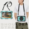 thumbnail image 7 of Case for Lenovo Tab M10 Plus 3rd Gen 10.6 inch 2022, 360 Rotating Stand Handle Pencil Holder Shoulder Strap Heavy Duty Shockproof Cover, Sky Blue PC, 7 of 7
