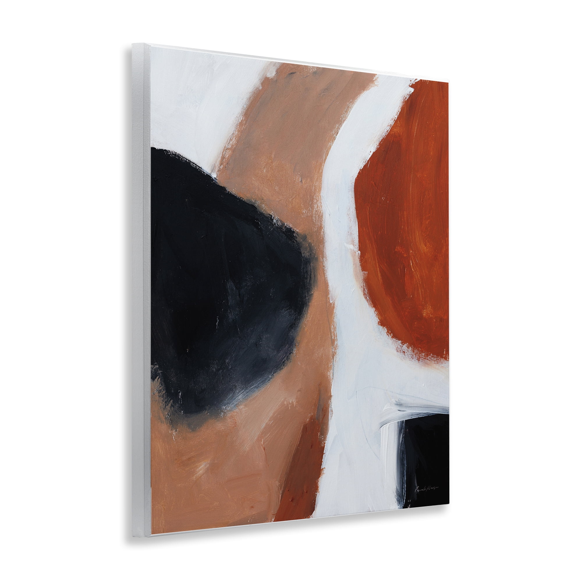 Stupell Industries Rare Earth Tones Abstract Abstract Painting Unframed Art Print Wall Art, 11 x 14