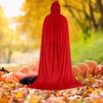 thumbnail image 3 of BELOVING Cape en Velours ed Longue Robe Costume de Sorcière 170cm Rouge, 3 of 8