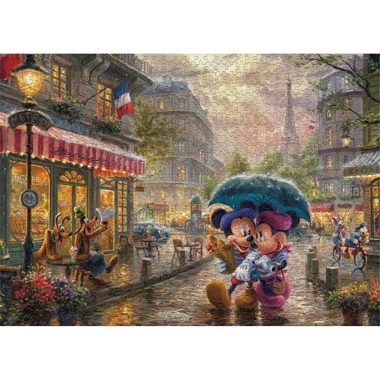 Ceaco Mickey and Minnie in Paris 1000 Piece Interlocking Jigsaw