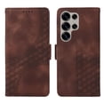 thumbnail image 1 of Funda GANGXUN para Samsung Galaxy S25 Ultra con diseño acolchado elegante, cuero PU, protección total y ajuste preciso, 1 of 5