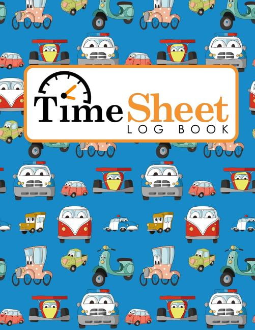 Time Sheet Log Book Hours Worked Book, Timesheet Spreadsheet, Time