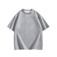 thumbnail image 2 of pstuiky camisetas para hombre, Camiseta deportiva informal de manga corta con cuello redondo para hombre, transpirable y de seda helada. ropa de hombre l, 2 of 8
