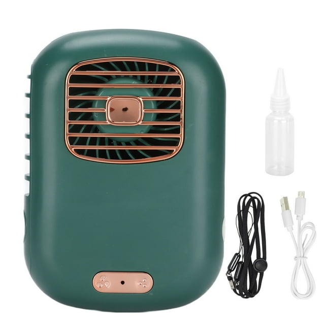 DEWIN Q58 Mini Fan Portable Handheld USB Charging Moisturizing Spray Fan for Outdoor Cooling DownGreen