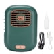 thumbnail image 1 of Q58 Mini ventilador portátil de mano con carga USB, ventilador de pulverización hidratante para refrigeración al aire libre, color verde, 1 of 5