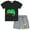 #3 Chameleon, variant on POPTEM Boys Tee and Shorts Sets Truck Graphic Short Sleeves Outfits 2-Piece Black 2-7T
