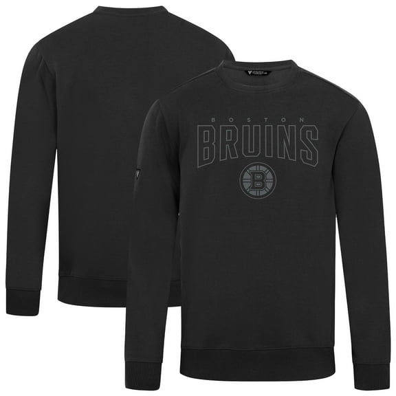 Men's Levelwear  Black Boston Bruins Zane Darkmoon Pullover Sweatshirt