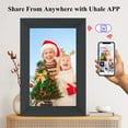 thumbnail image 6 of Qunler WiFi Digital Picture Frame, 10.1 inch IPS Touch Screen Smart Cloud Photo Android Uhale with 32GB Storage, Easy Setup to Share Photos or Videos via Free Uhale APP, Auto-Rotate, Wall Mountable, 6 of 8