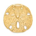 thumbnail image 4 of FB Jewels 14K Yellow Gold Polished Fits up to 8mm on Both Small Sand dollar Slide, 4 of 4