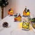 thumbnail image 4 of Winter Christmas Ornaments Christmas Resin House Collectable Figurine, 4 of 5