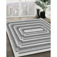 thumbnail image 3 of Ahgly Company Machine Washable Indoor Rectangle Transitional Platinum Gray Area Rugs, 2' x 4', 3 of 7