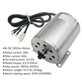 thumbnail image 2 of YC Yier Brushless DC Motor 1800W 48V Electric Motor High Power Motor Controller Scooter Motor Go Kart Electric Motor Kit Battery for Razor MX650 MX500 E-Bike ATV Golf Cart Tricycle Moped, 2 of 9