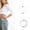 Black &White, variant on 2Pcs Adjustable Crop Tuck Band - Elastic Shirt Stays Belt for Women, Stylish Tops & Sweater Tuck Tool(Black &White)
