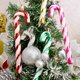 thumbnail image 5 of 6 Pieces Christmas Tree Lollipop Hanging Ornaments Set with Ribbon Xmas Candy Cane Tree Hanging Decorations Season Home Pendants, 5 of 5