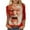 A14_Red, variant on Bzhegqhd Women's Tops Christmas Tree Printed Round Neck 3/4 Sleeve T-Shirt Loose Fit Casual Sweatshirts Holiday Winter Fashion Blouse Comfortable Soft Pullover Tee Gift