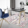 thumbnail image 4 of Yesurprise 6x9ft Geometric Area Rugs - Washable Boho Area Rugs, Soft Chenille Carpet, Foldable Thin Area Rugs for Bedroom, Living Room - Multi Color, 4 of 7