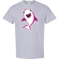 thumbnail image 3 of Inktastic Cute Shark, Little Shark, Pink Shark, Sea Animal T-Shirt, 3 of 5